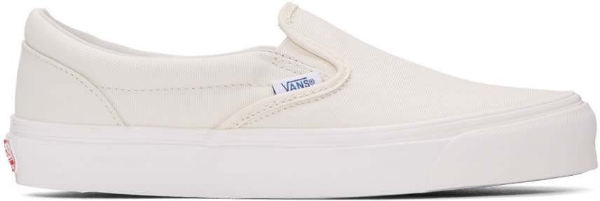 Vans Ivory Og Classic Slip-on Sneakers