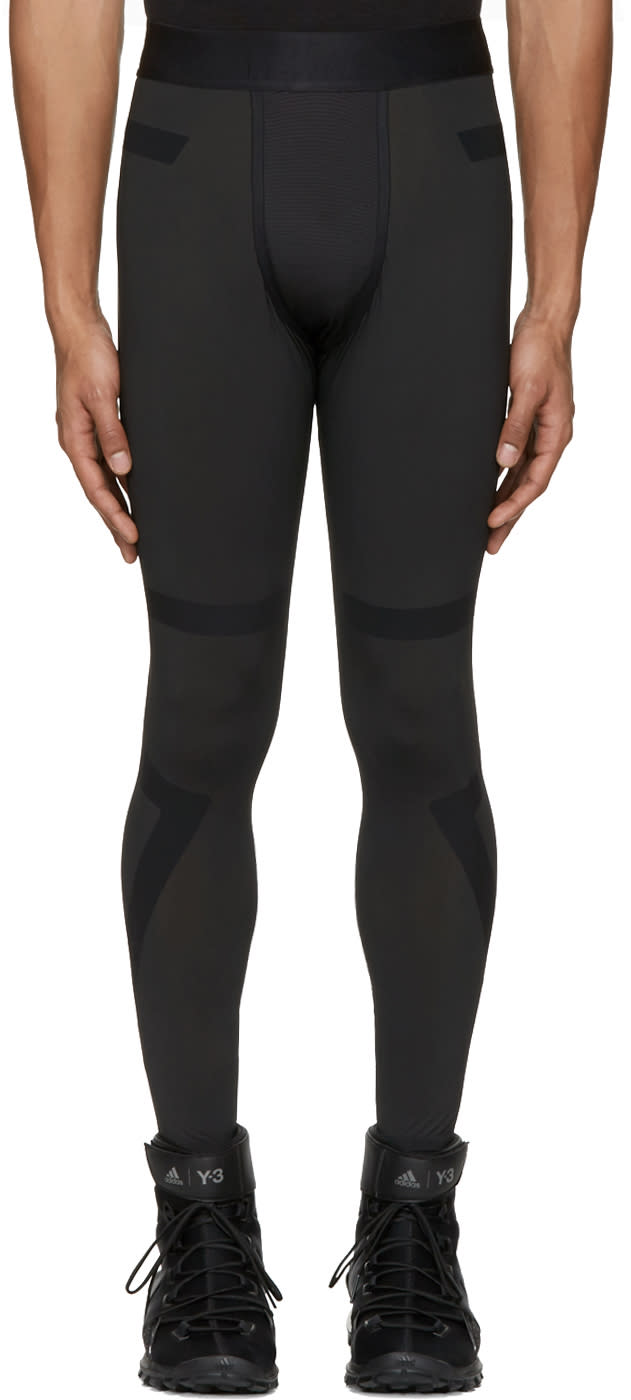 Y-3 Sport Black Techfit® Long Tights