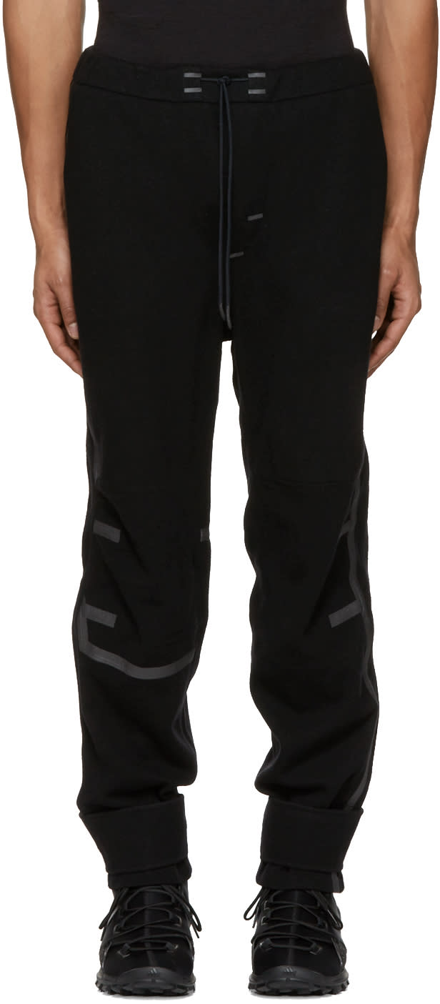 Y-3 Sport Black Wool Lounge Pants