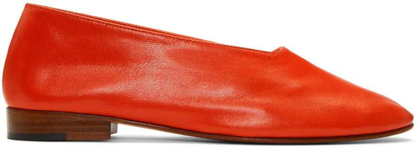 Martiniano Red Glove Ballerina Flats