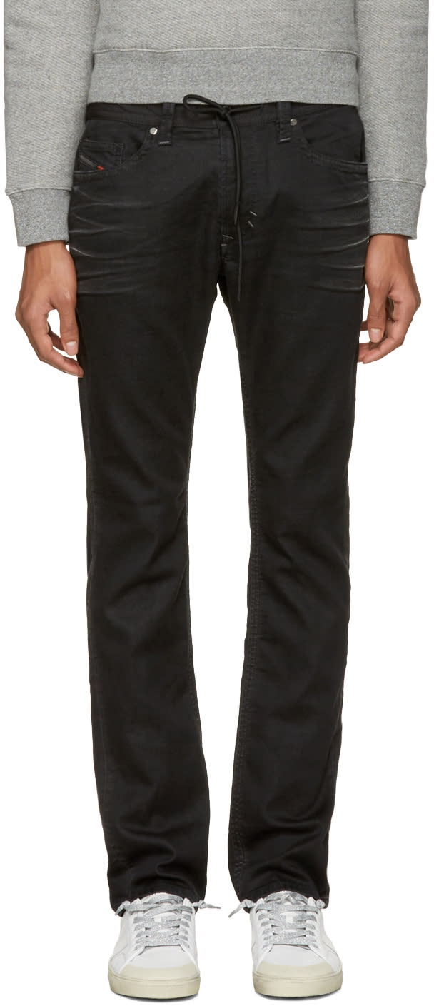 Diesel Black Thavar Spbn-ne Jogg Jeans