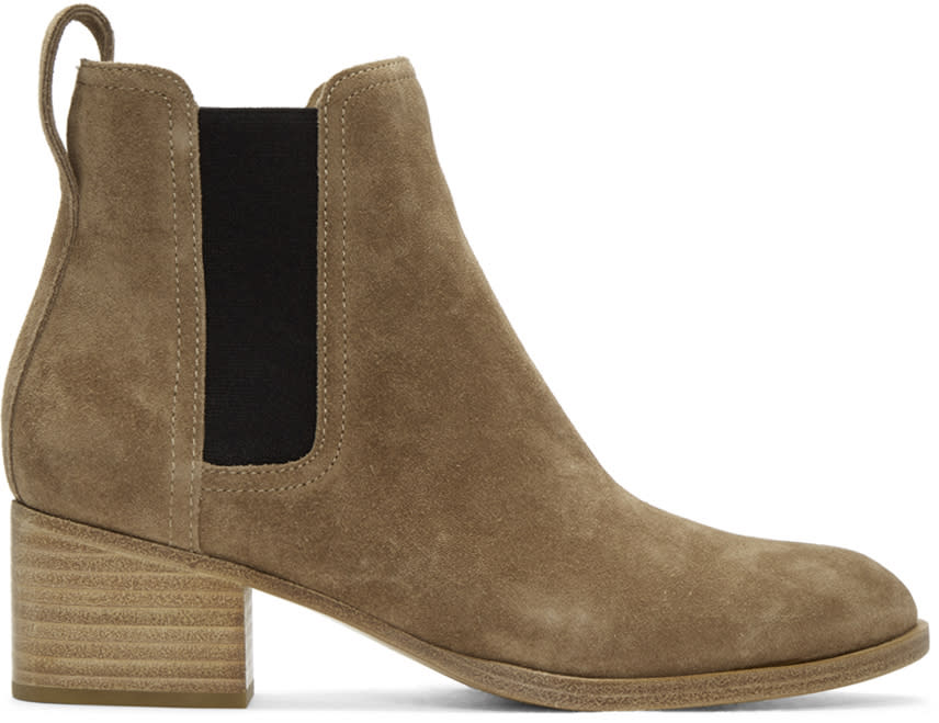 Rag and Bone Brown Suede Walker Boots