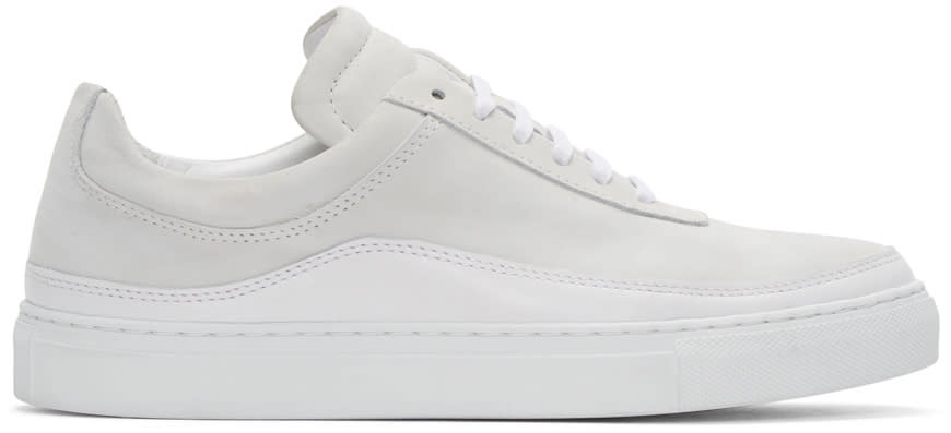 Public School White Leather Braeburn Sneakers