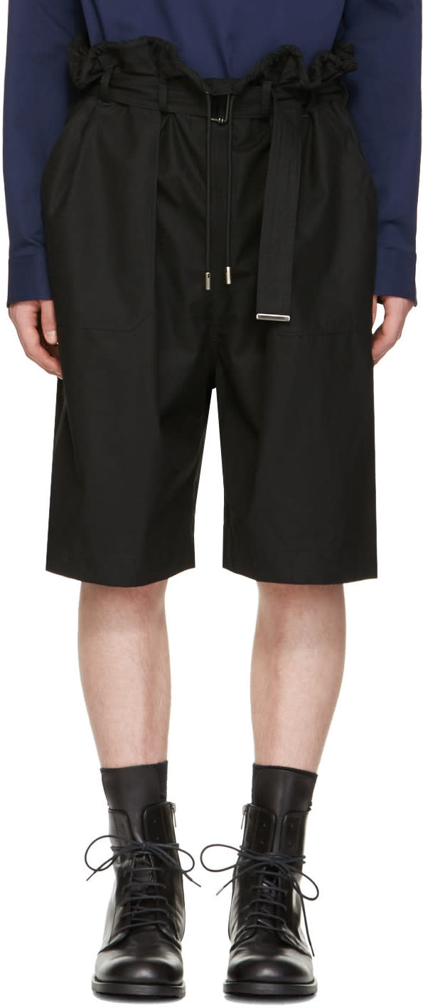 Diesel Black Gold Black Drawstring Shorts