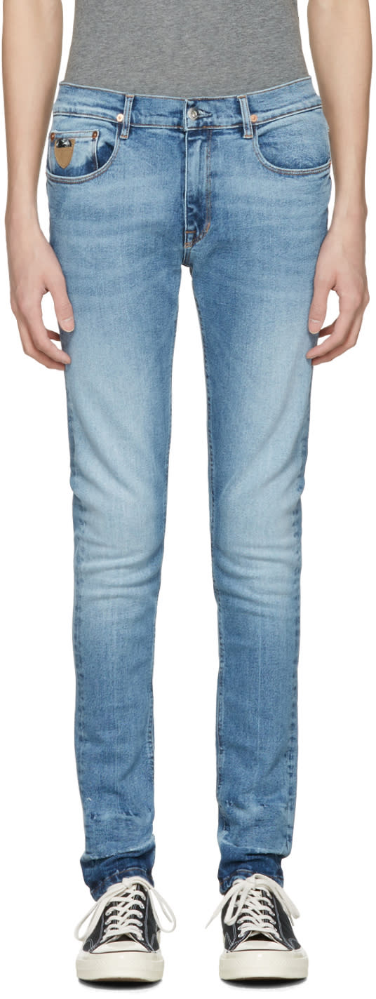 April77 Blue Joey Kurt Deconstruct Jeans
