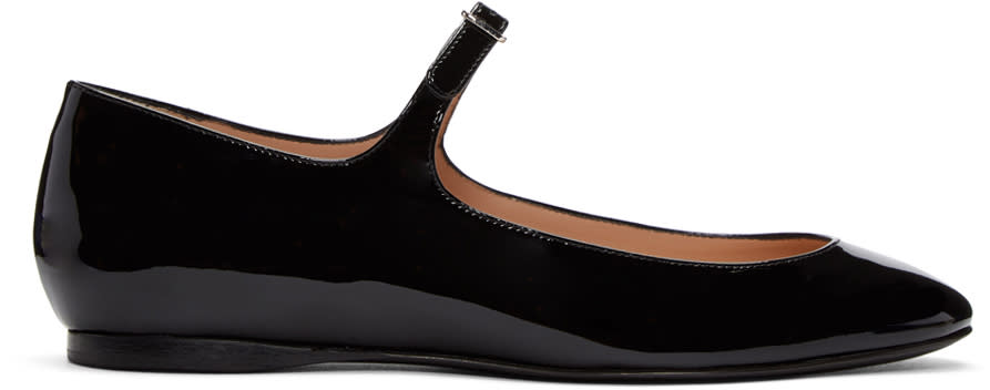 Acne Studios Black Jane Ballerina Flats