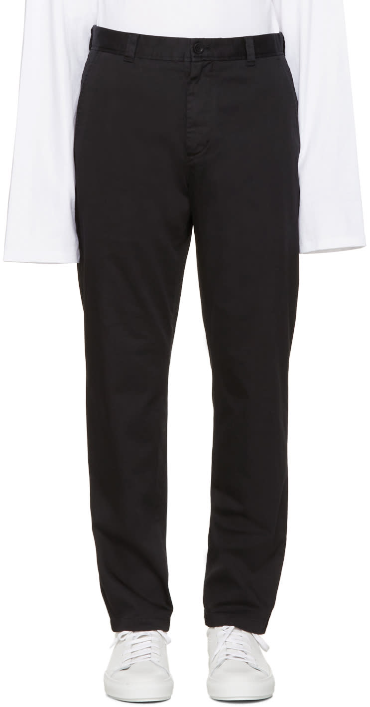 Acne Studios Black Alfred Trousers