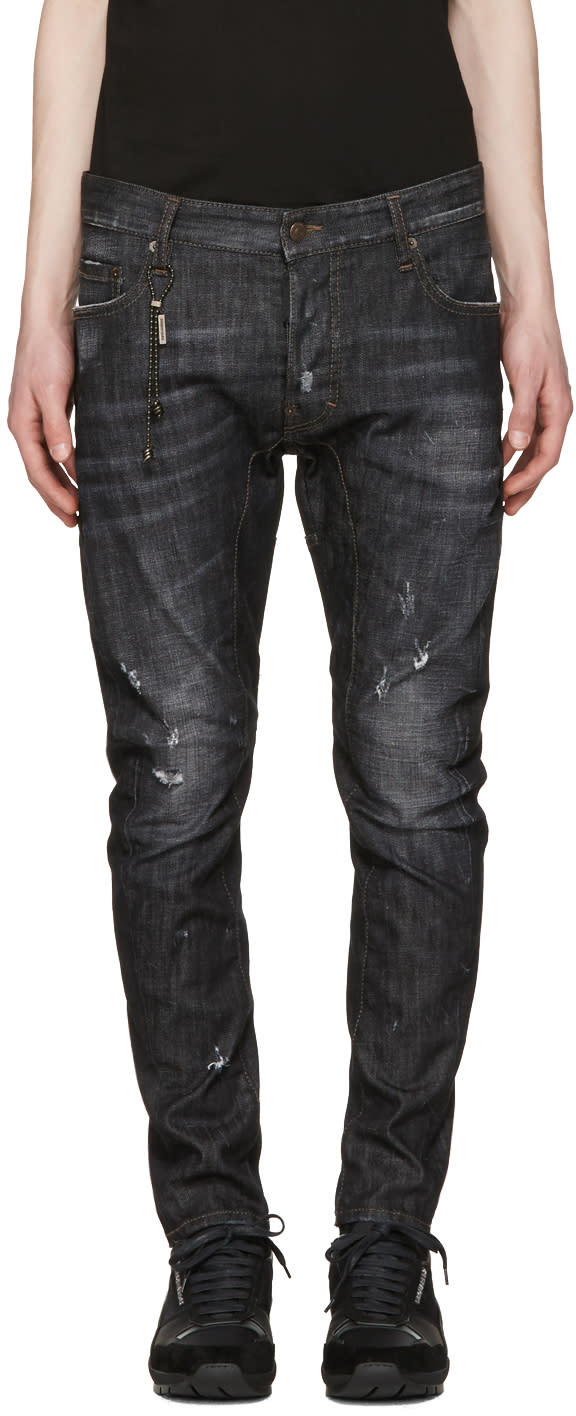 Dsquared2 Black Tidy Biker Jeans
