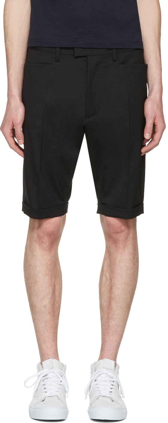 Dsquared2 Black Glam Head Chic Shorts