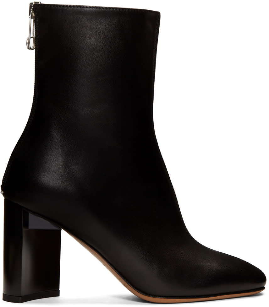 Maison Margiela Black Leather Boots