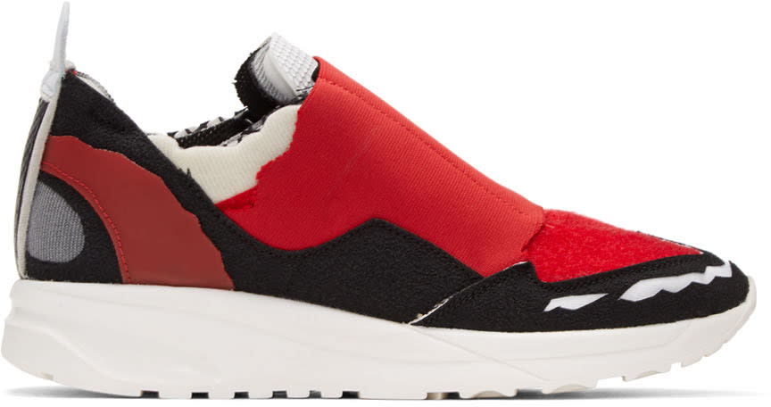 Maison Margiela Red Destroyed Sneakers