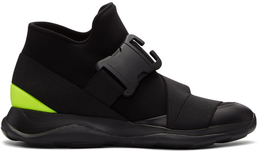 Christopher Kane Black Spoiler High-top Sneakers