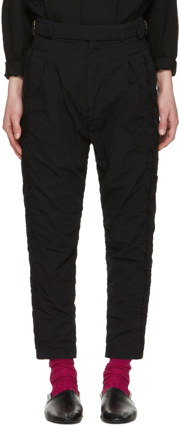 Robert Geller Black Undone Blixa Trousers