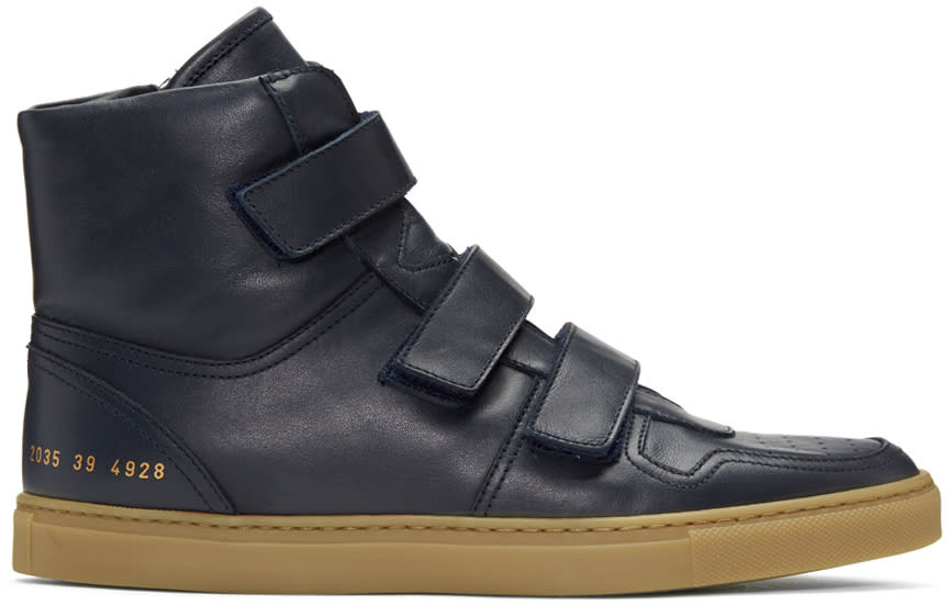 Robert Geller Navy Common Projects Edition High-top Sneakers