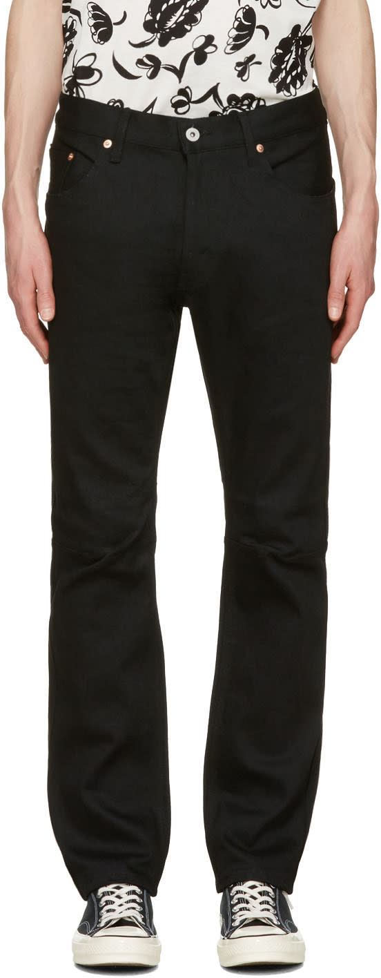 Junya Watanabe Black Cotton Jeans