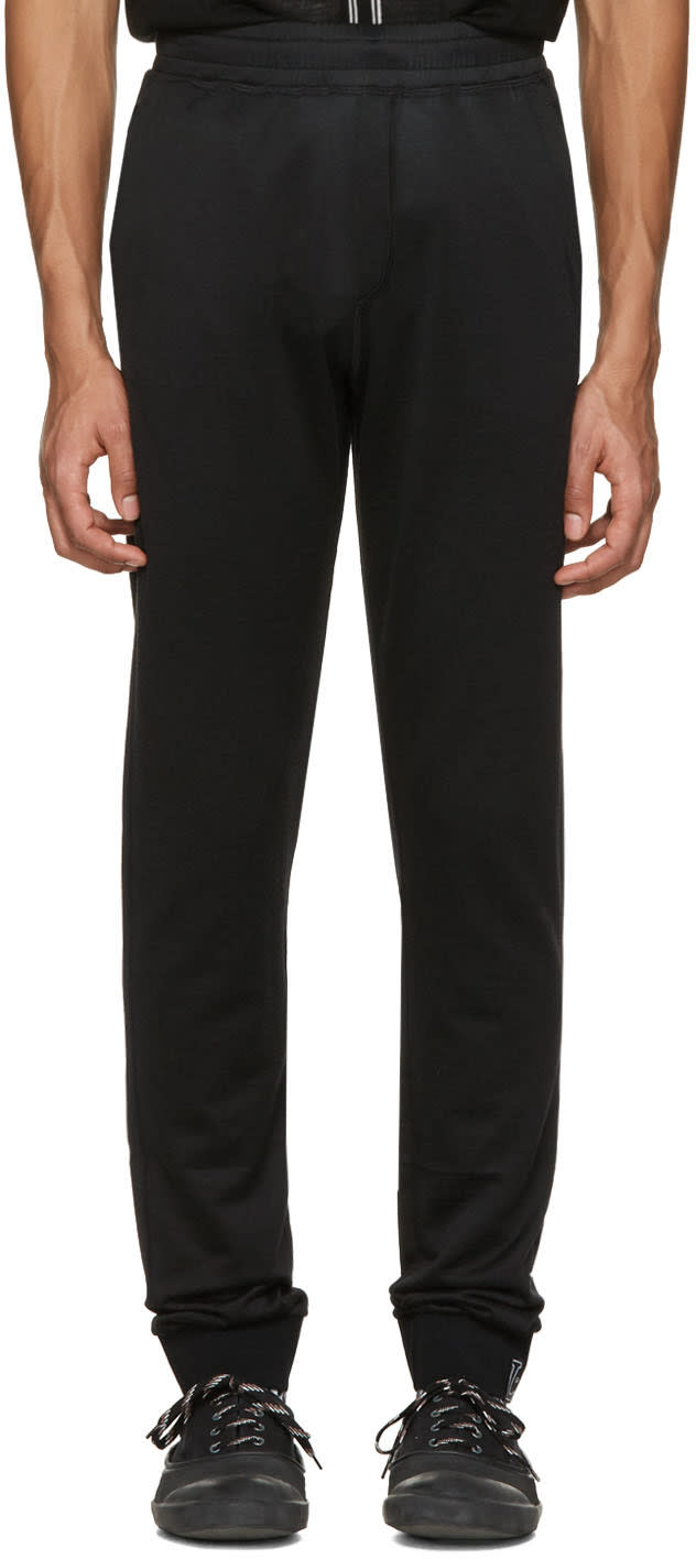 Lanvin Black Worn Lounge Pants
