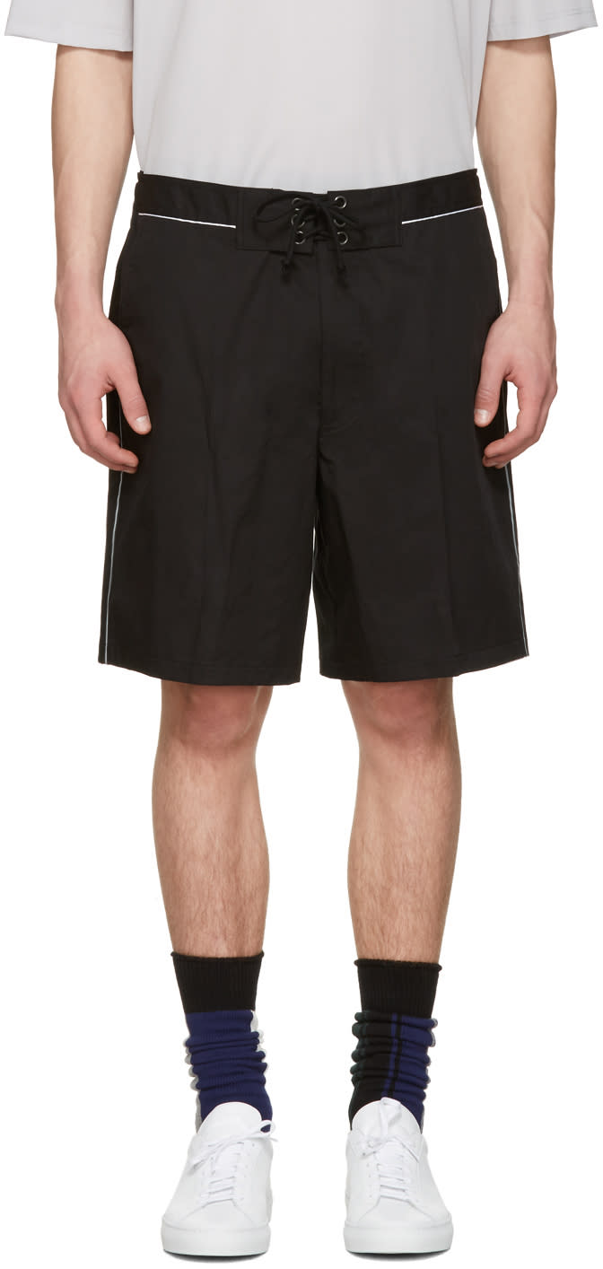 Lanvin Black Tie-up Shorts
