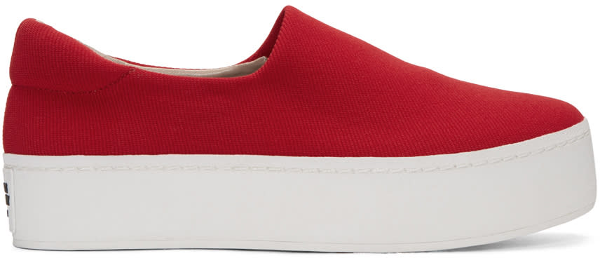 Opening Ceremony Red Cici Slip-on Sneakers