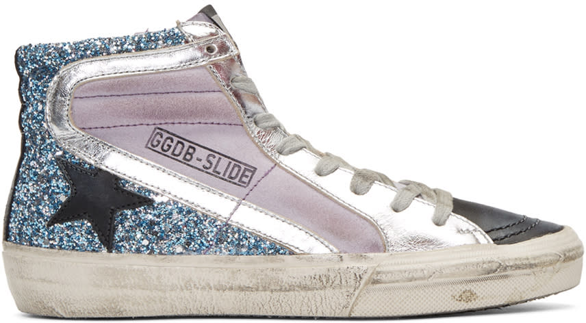 Golden Goose Multicolor Slide High-top Sneakers