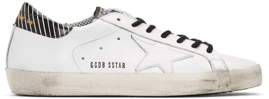 Golden Goose White Superstar Sneakers
