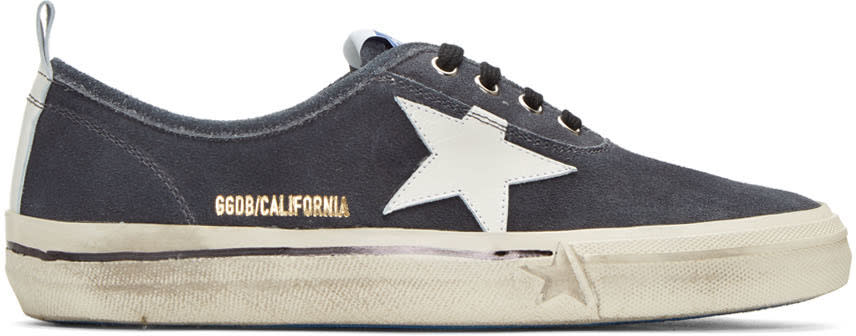 Golden Goose Black Suede California Sneakers