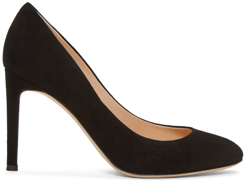 Giuseppe Zanotti Black Suede Pumps