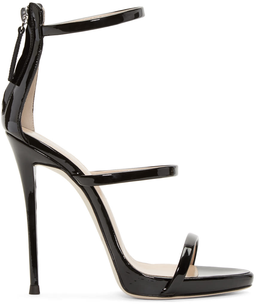 Giuseppe Zanotti Black Colline Heeled Sandals