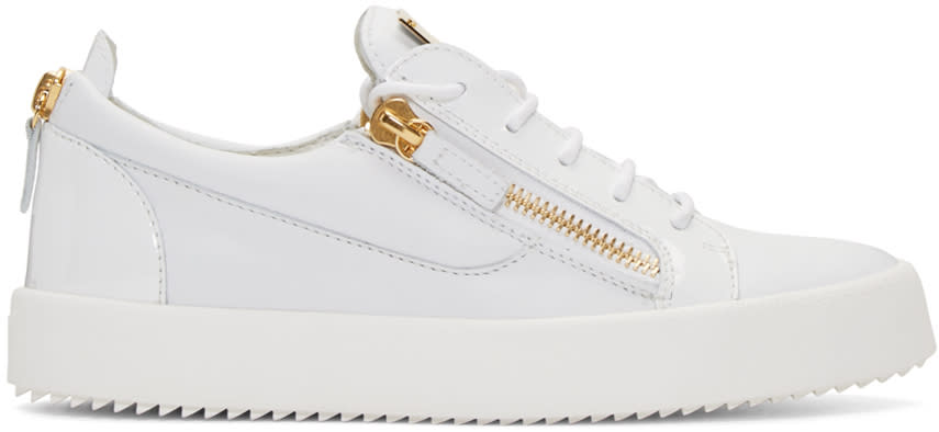Giuseppe Zanotti White Leather London Sneakers
