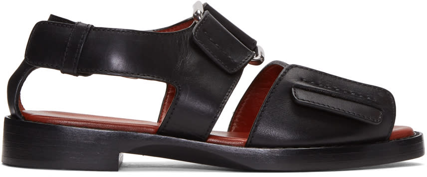 3.1 Phillip Lim Black Addis Sandals