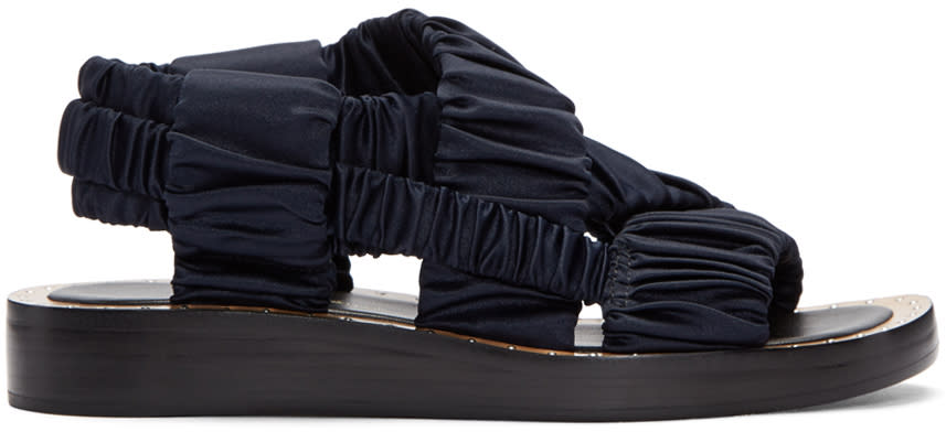 3.1 Phillip Lim Navy Nagano Sandals