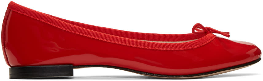 Repetto Red Cendrillon Ballerina Flats