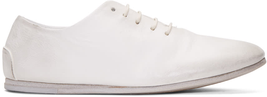 Marsell White Dritta Oxfords