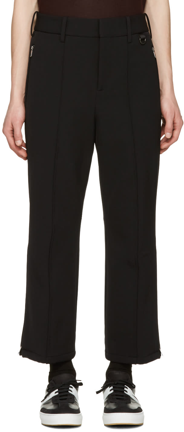 Neil Barrett Black Flared Ski Trousers