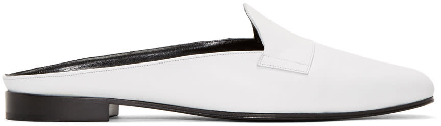 Pierre Hardy White Jacno Mule Loafers