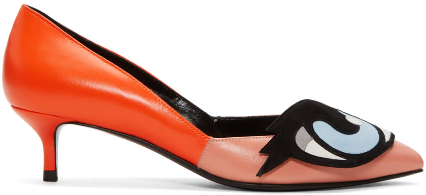 Pierre Hardy Orange Oh Roy Heels