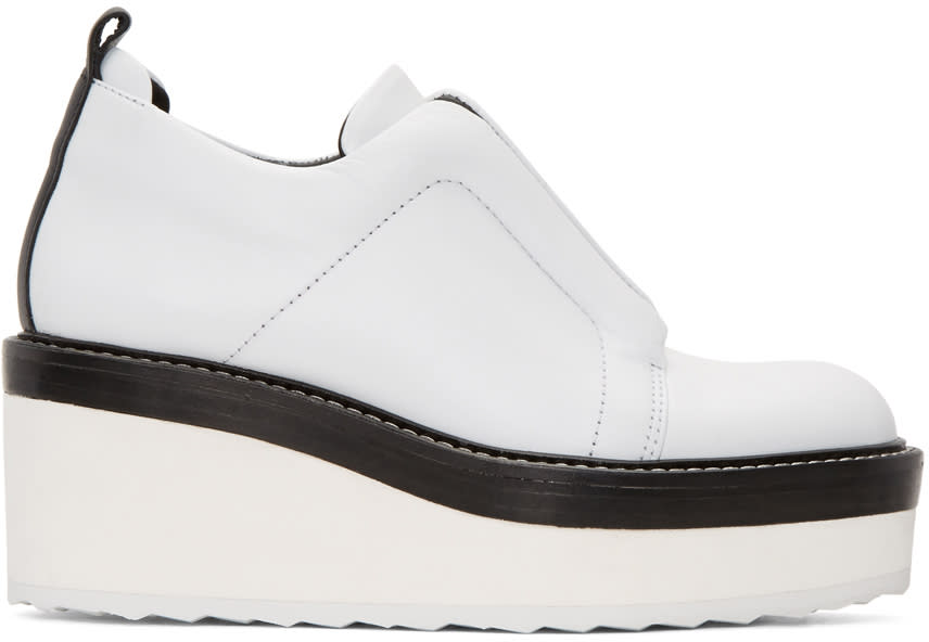 Pierre Hardy White Mega Slider Sneakers