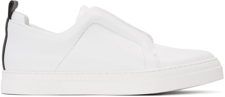Pierre Hardy White Slider Sneakers
