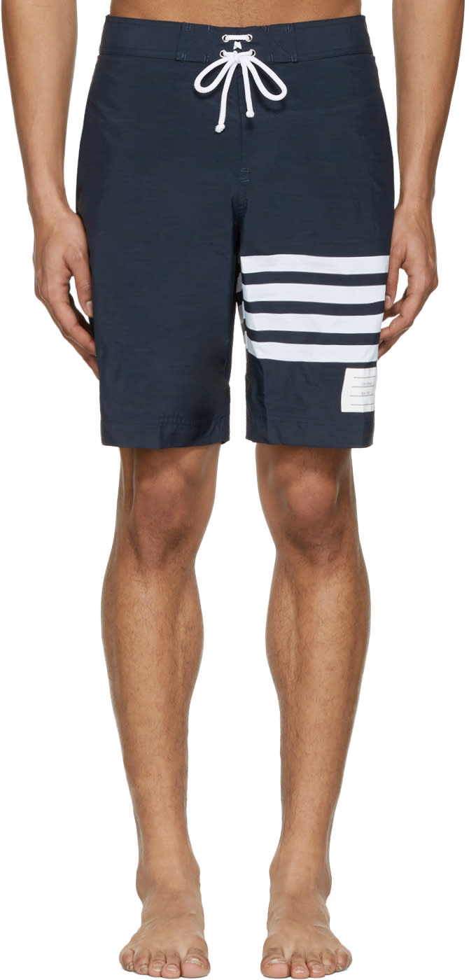 Thom Browne Navy Board Shorts
