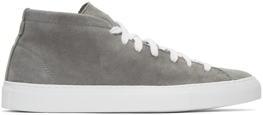 Diemme Grey Suede Loria Mid-top Sneakers