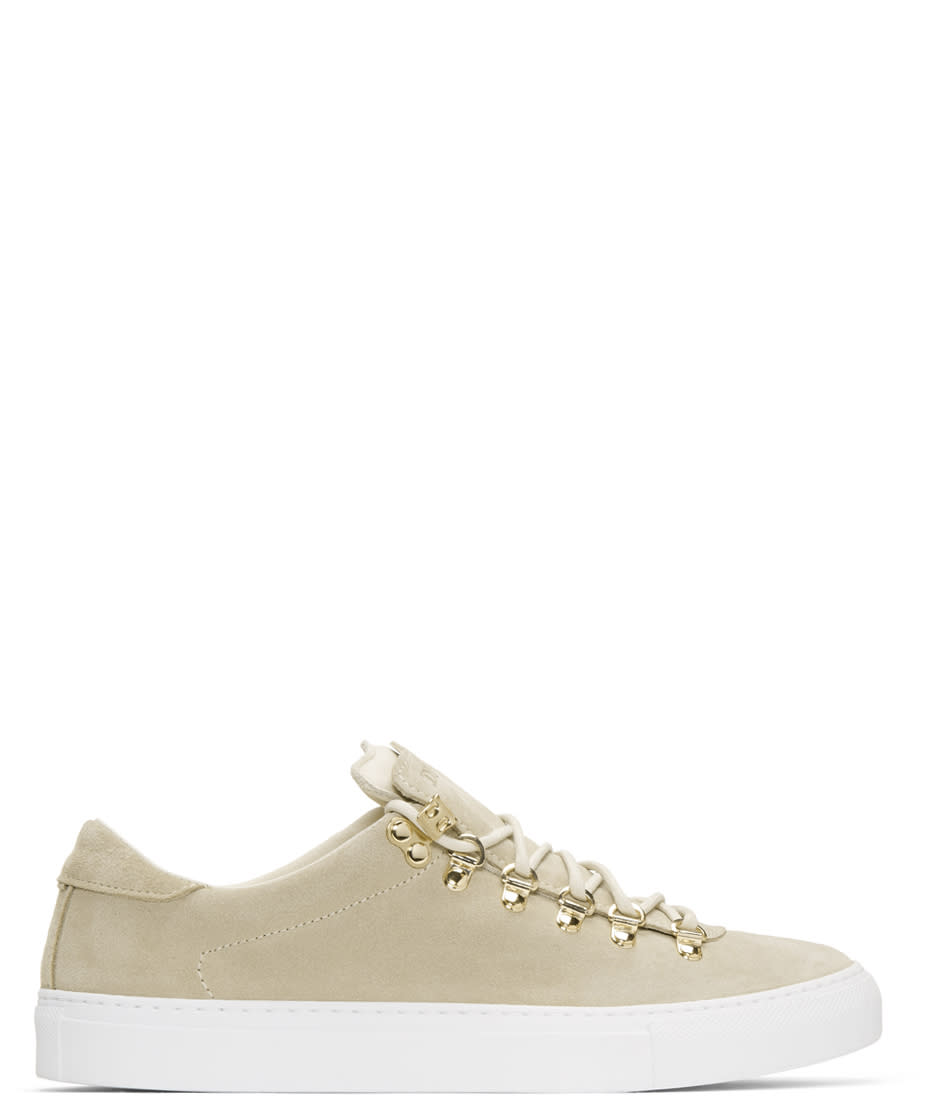 Diemme Beige Suede Marostica Low Sneakers