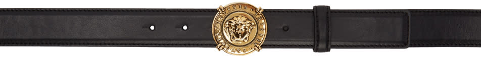 Versace Black Medusa Belt