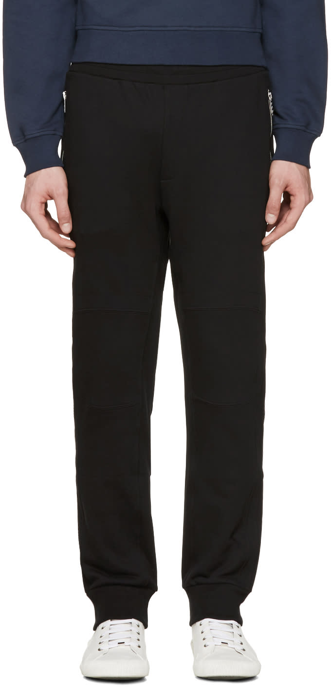 Versace Black Zippered Lounge Pants