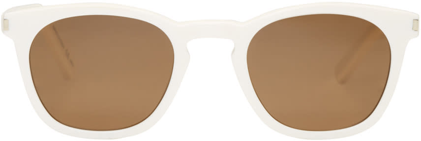 Saint Laurent Ivory Sl 28 Sunglasses