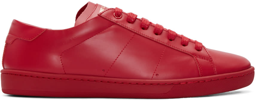 Saint Laurent Red Court Classic Sl-01 Sneakers