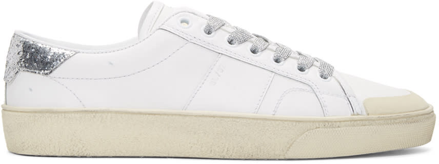 Saint Laurent Off-white Sl-37 Court Classic Sneakers