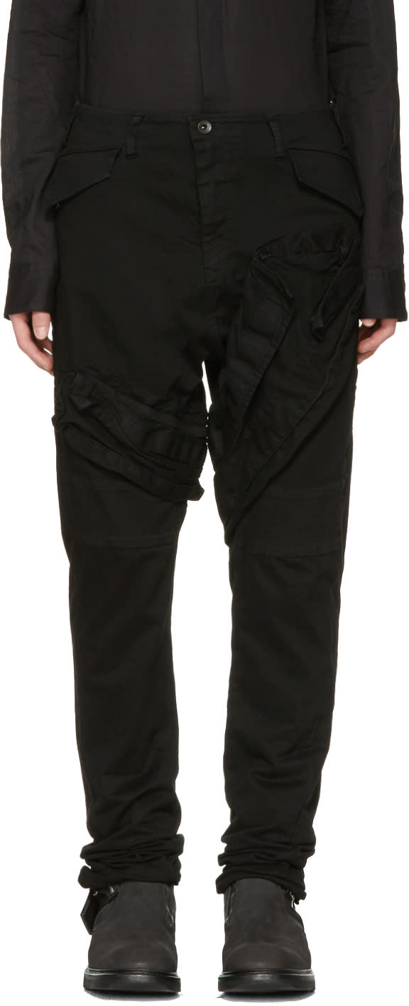 Julius Black Signature Cargo Pants