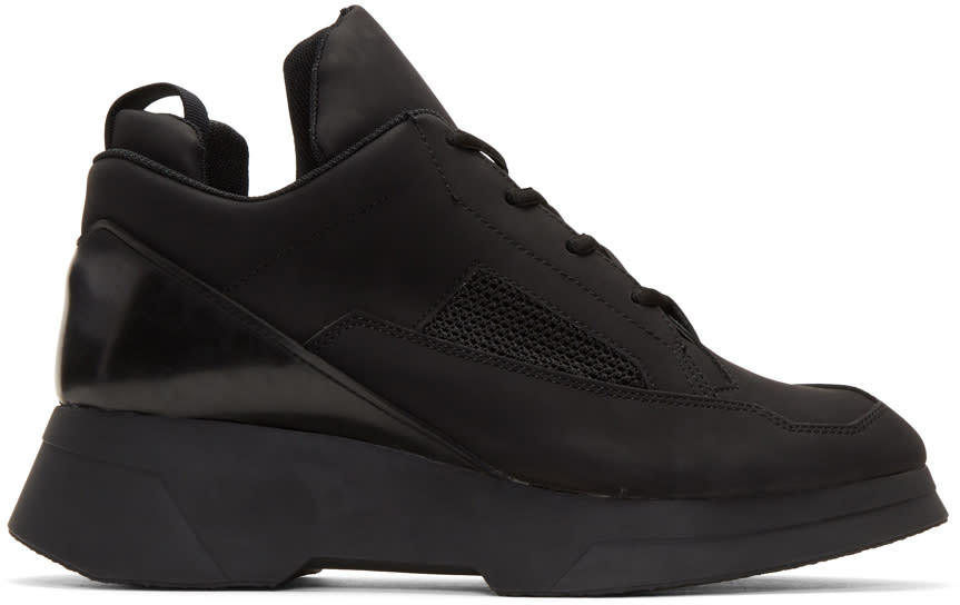 Julius Black Coated Sneakers