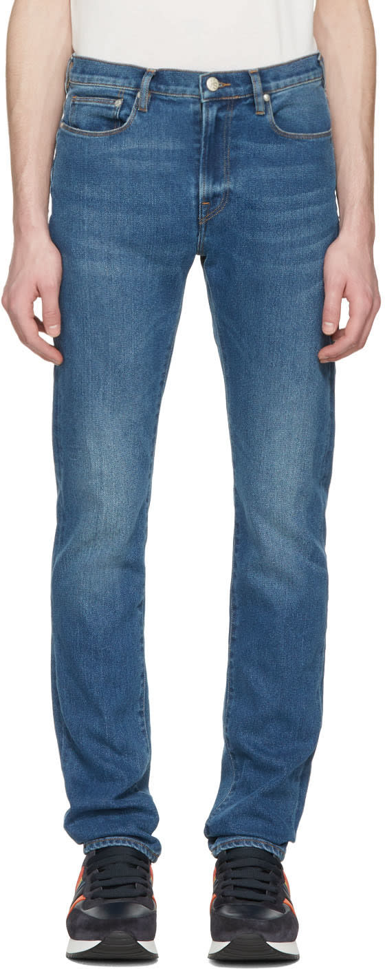 Ps By Paul Smith Blue Slim Jeans