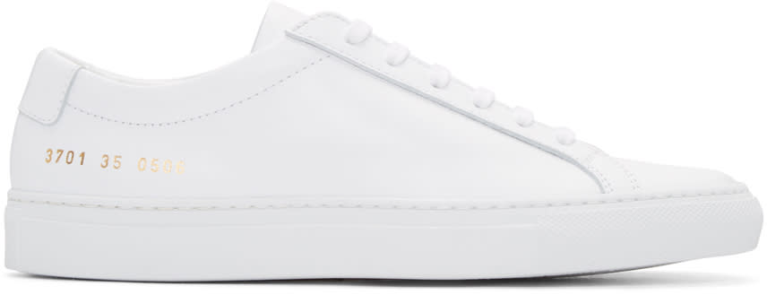 Woman By Common Projects White Original Achilles Sneakers