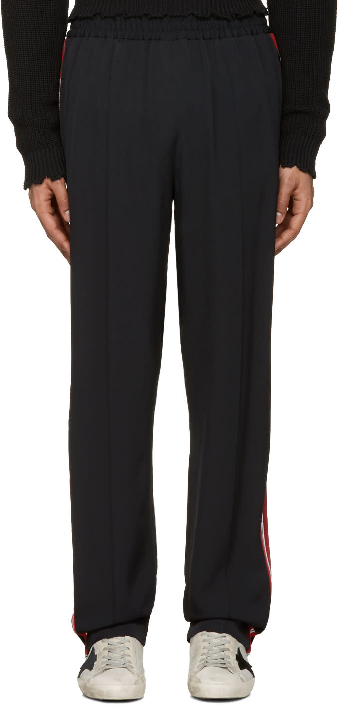 Msgm Black Striped Track Shorts